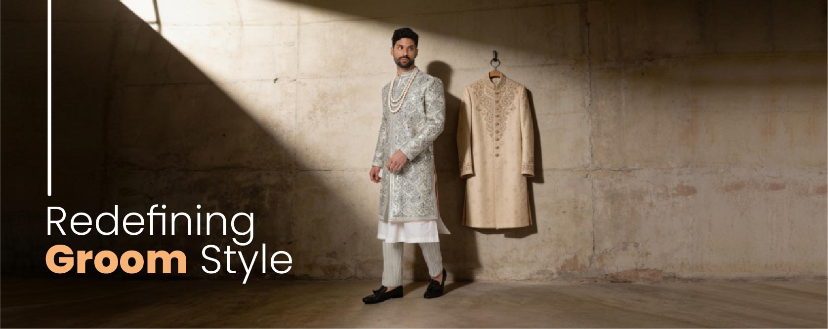 Redefining Groom Style: The Latest Wedding Sherwani Trends -ModeNext by JP Sinha