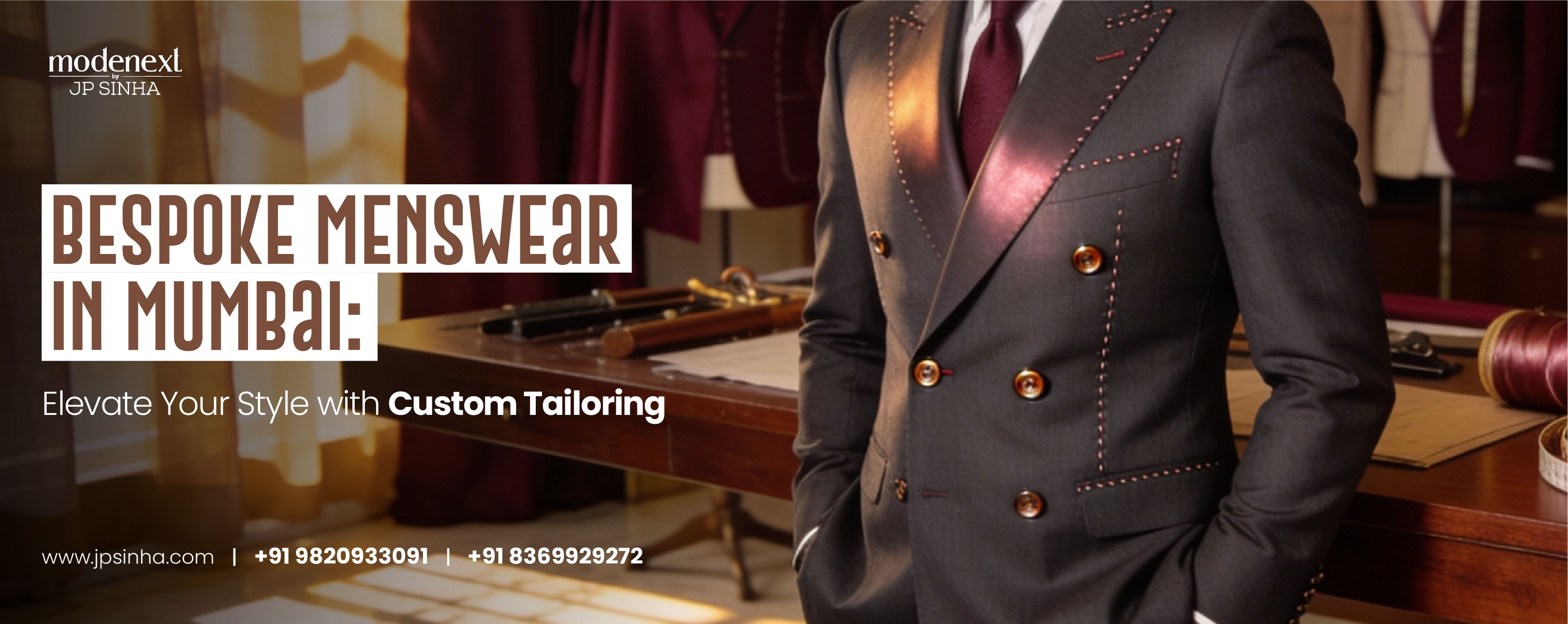 Bespoke Menswear in Mumbai – Elevate Your Style with Custom Tailoring