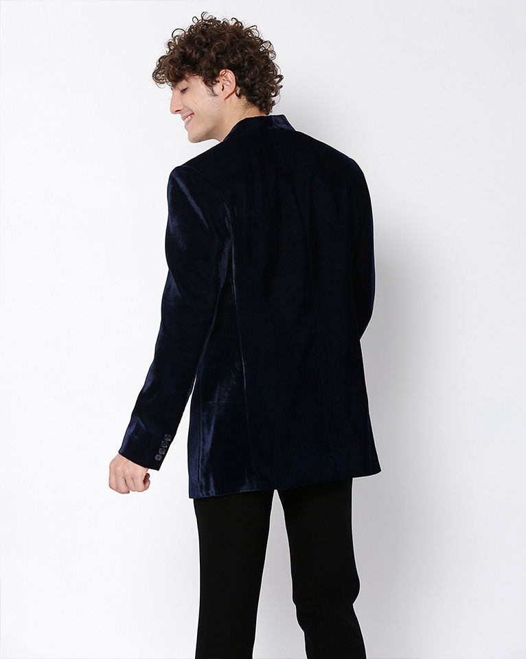 Prussian Velvet Jacket-Blazer