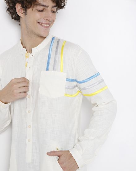 Mandarin kurta 