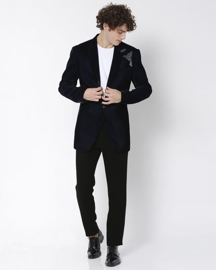 Prussian Velvet Jacket-Blazer 